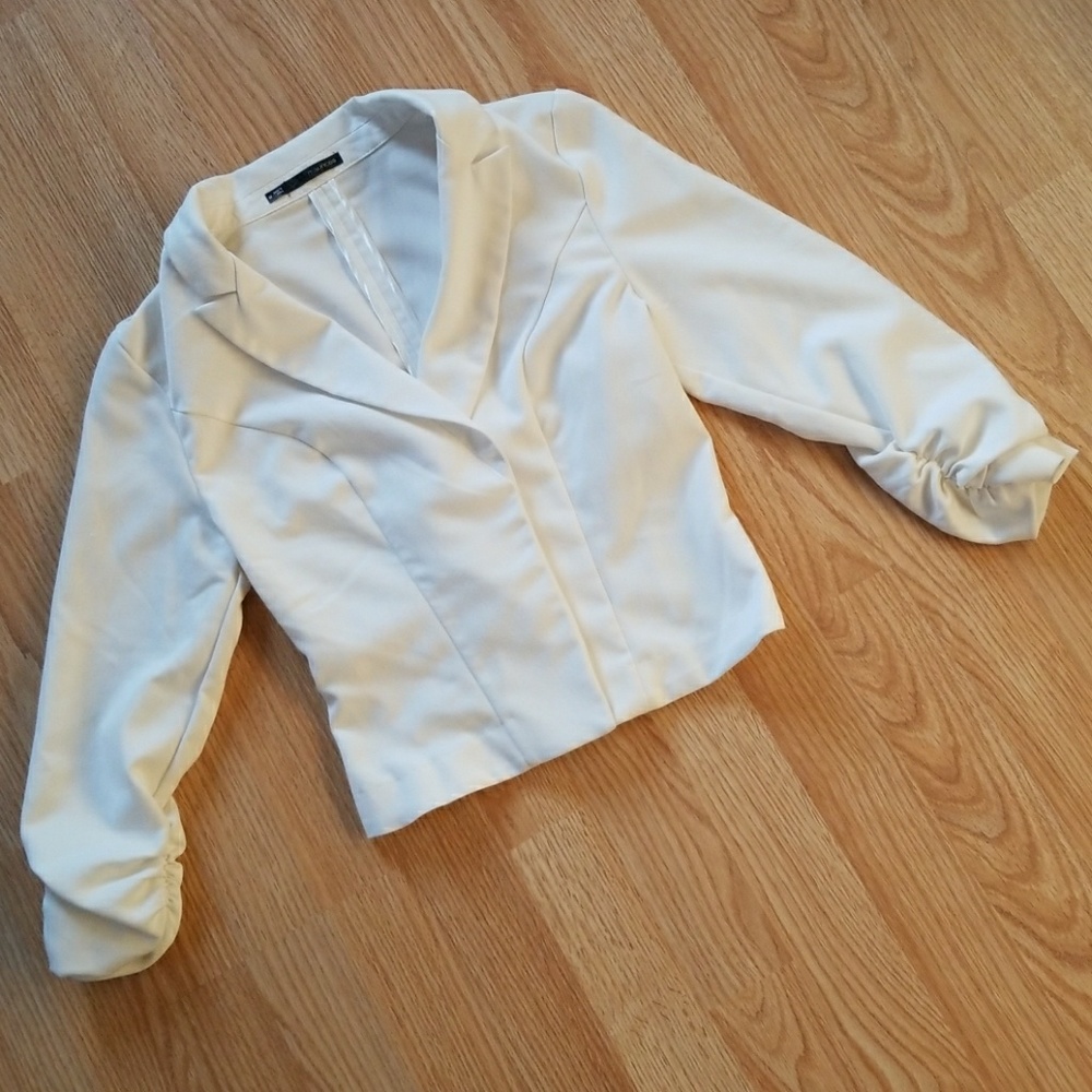 White blazer